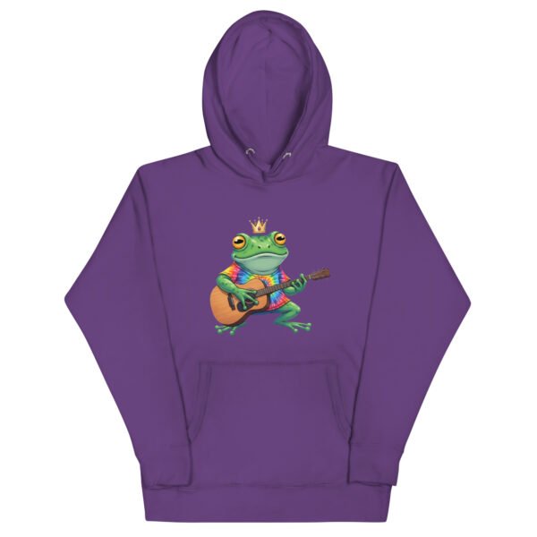 Frog Guitar: Unisex Hoodie - Image 26