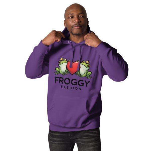 Froggy Fashion: Unisex Hoodie - Image 3