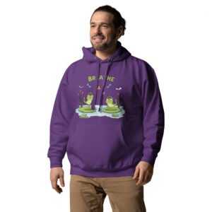 Alternative view of Breathe: Unisex Hoodie