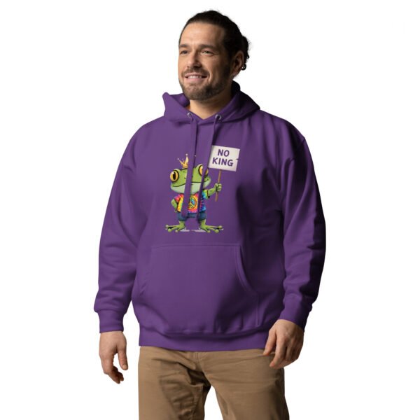 No King: Unisex Hoodie - Image 2