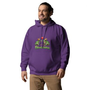 Alternative view of Frogtopia: Unisex Hoodie
