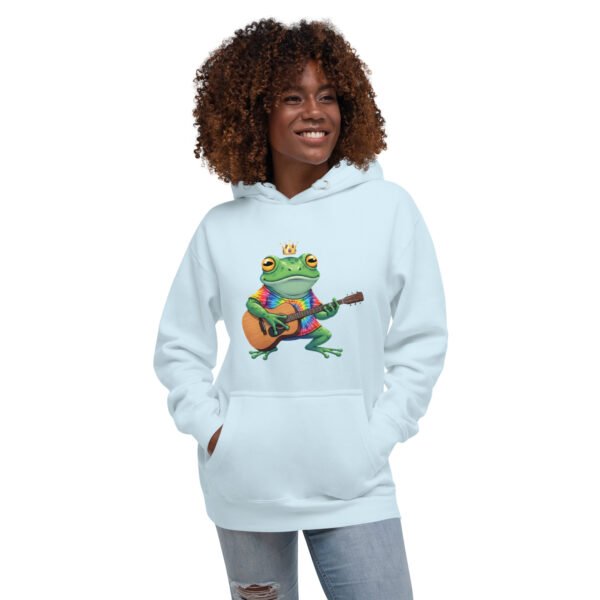 Frog Guitar: Unisex Hoodie - Image 17