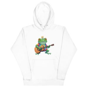 Frog Guitar: Unisex Hoodie