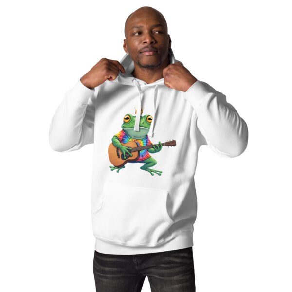 Frog Guitar: Unisex Hoodie - Image 23