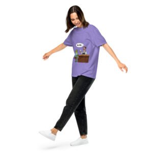 Alternative view of No ICE: Unisex garment-dyed heavyweight t-shirt