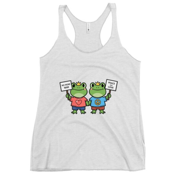 No More War: Women's Racerback Tank - Image 10