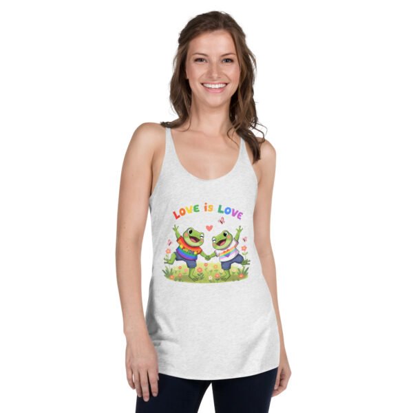 Love is Love: Women's Racerback Tank - Image 4