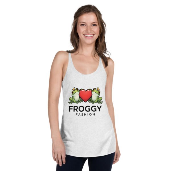 Froggy Fashion: Women's Racerback Tank - Image 8