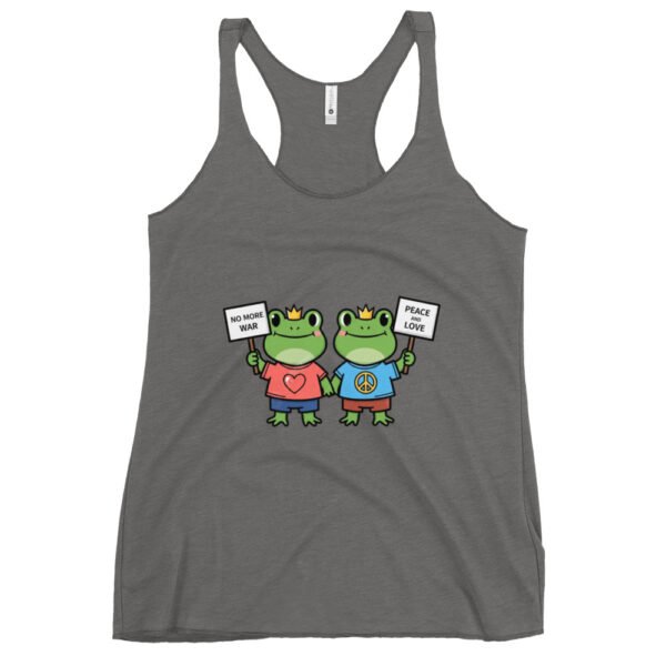 No More War: Women's Racerback Tank - Image 8