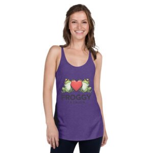 Alternative view of Froggy Fashion: Women's Racerback Tank