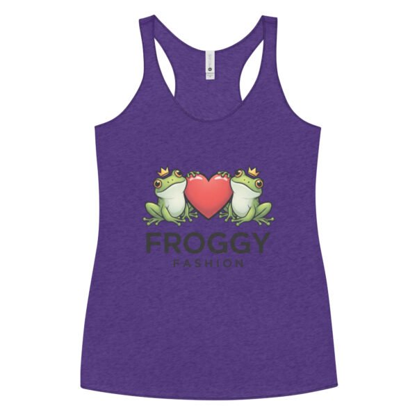 Froggy Fashion: Women's Racerback Tank - Image 3