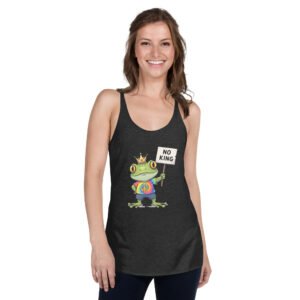 Alternative view of No King: Women's Racerback Tank