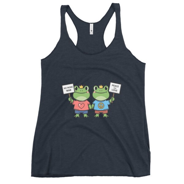 No More War: Women's Racerback Tank - Image 7