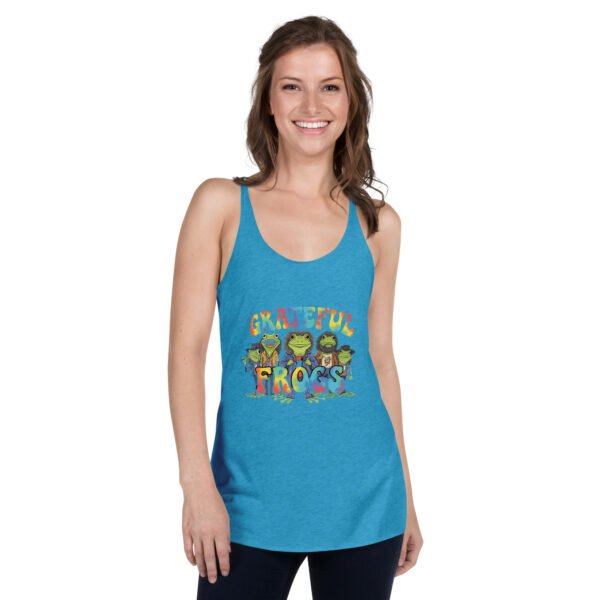 Grateful Frogs: Women's Racerback Tank - Image 3