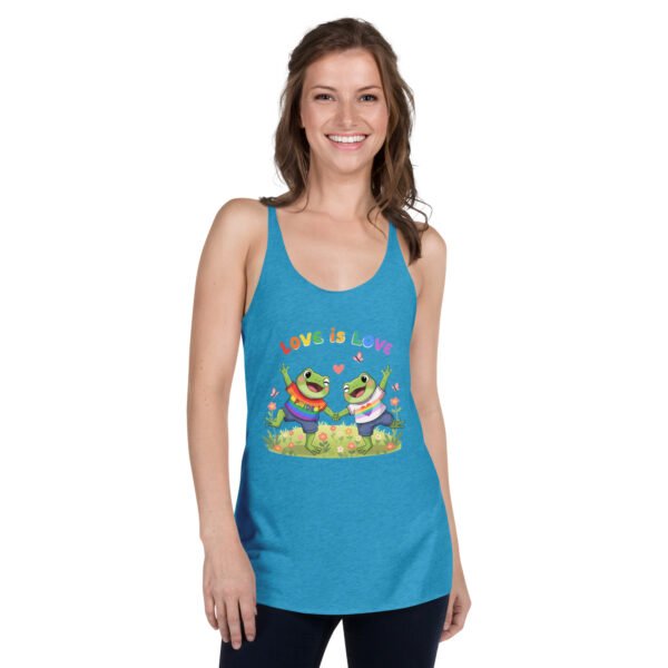 Love is Love: Women's Racerback Tank - Image 3