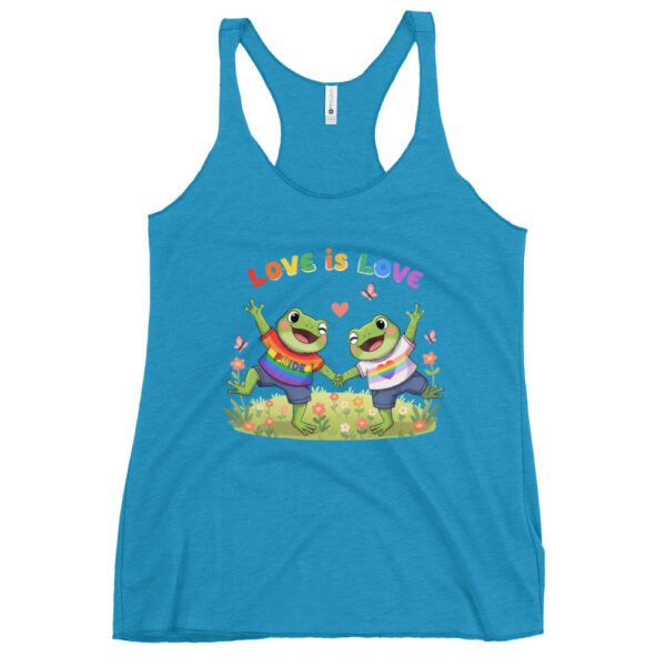 Love is Love: Women's Racerback Tank - Image 5