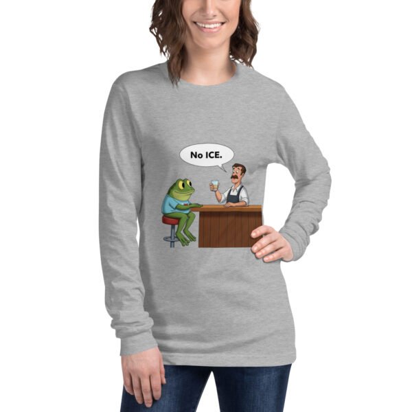 No ICE: Unisex Long Sleeve Tee - Image 13