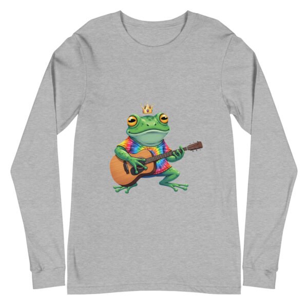 Frog on Guitar: Unisex Long Sleeve Tee - Image 19