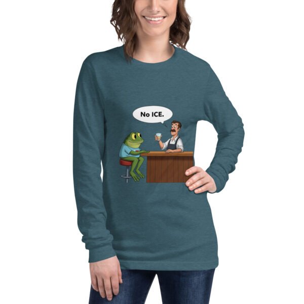 No ICE: Unisex Long Sleeve Tee - Image 7