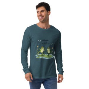 Alternative view of Ripple: Unisex Long Sleeve Tee
