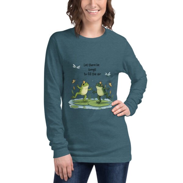 Ripple: Unisex Long Sleeve Tee - Image 3