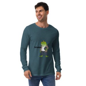Alternative view of The Frog Abides: Unisex Long Sleeve Tee