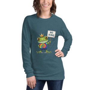 Alternative view of No King: Unisex Long Sleeve Tee
