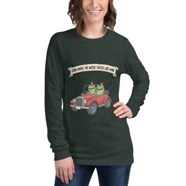 Going Where the Water: Unisex Long Sleeve Tee - Image 3