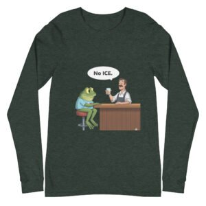 No ICE: Unisex Long Sleeve Tee