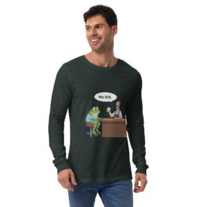Alternative view of No ICE: Unisex Long Sleeve Tee