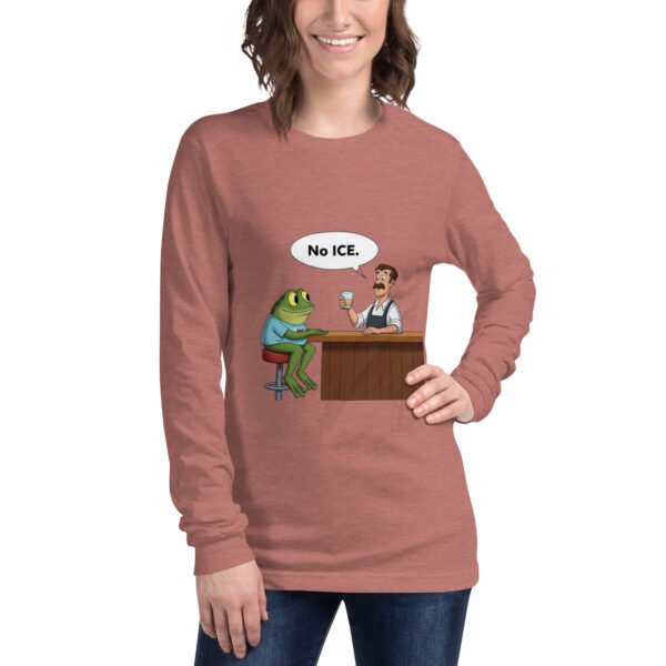 No ICE: Unisex Long Sleeve Tee - Image 11