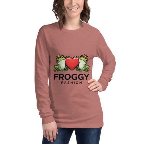 Froggy Fashion: Unisex Long Sleeve Tee - Image 7