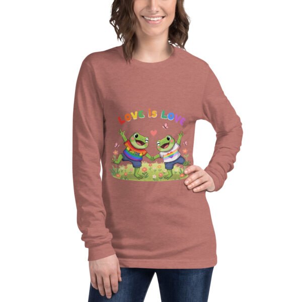 Love is Love: Unisex Long Sleeve Tee - Image 5