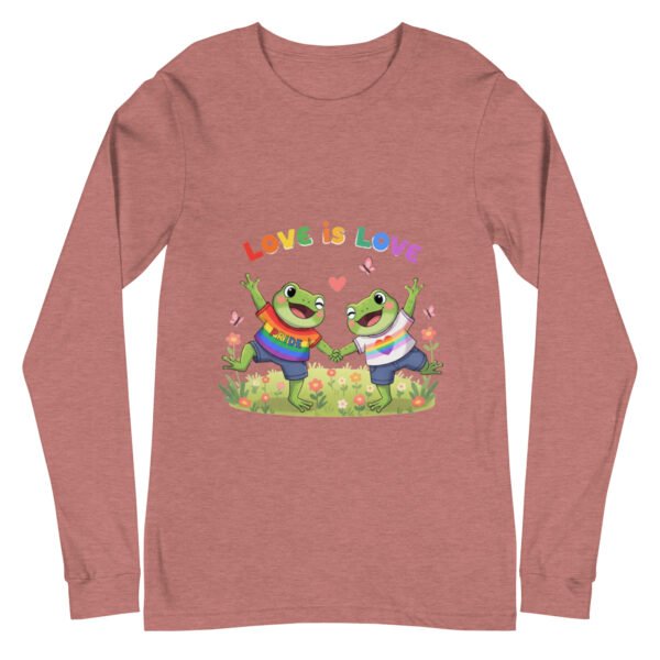 Love is Love: Unisex Long Sleeve Tee - Image 14
