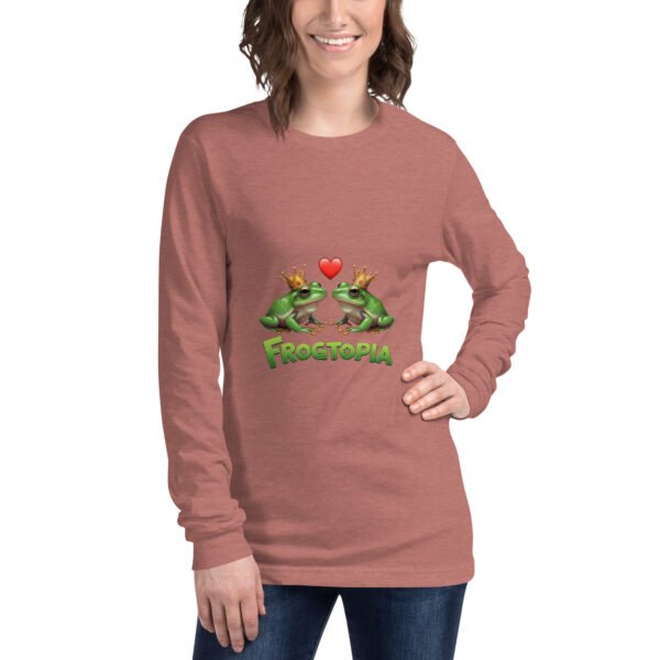 Frogtopia: Unisex Long Sleeve Tee - Image 6