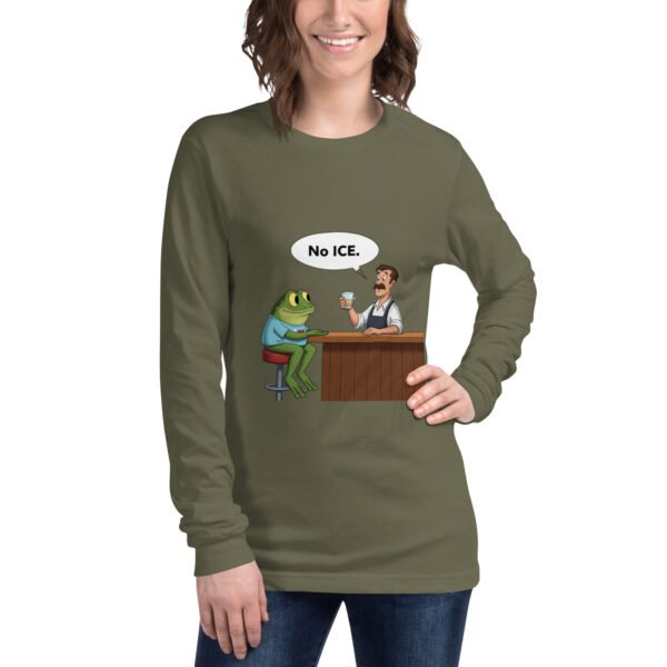 No ICE: Unisex Long Sleeve Tee - Image 9