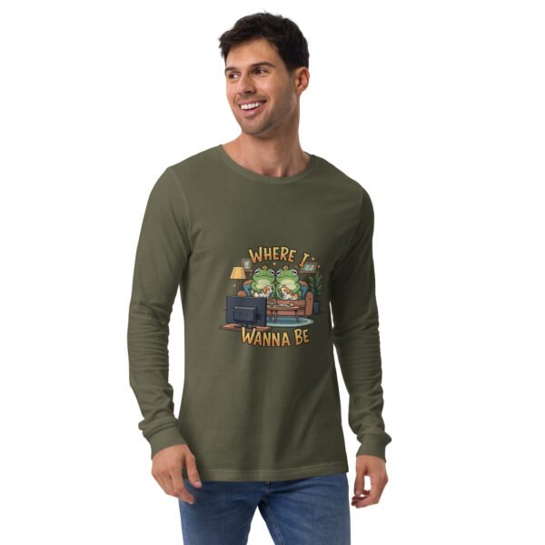 Where I Want to Be: Unisex Long Sleeve Tee - Image 3