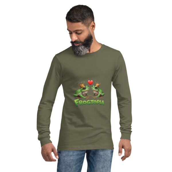 Frogtopia: Unisex Long Sleeve Tee - Image 4