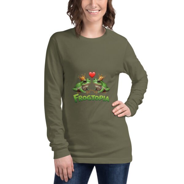 Frogtopia: Unisex Long Sleeve Tee - Image 5