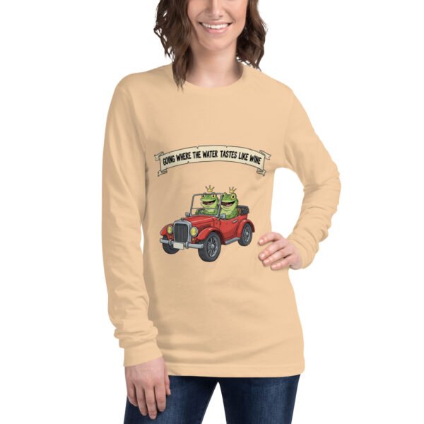 Going Where the Water: Unisex Long Sleeve Tee