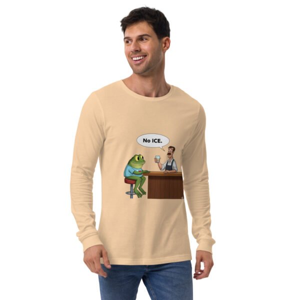 No ICE: Unisex Long Sleeve Tee - Image 14