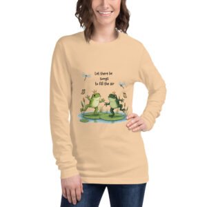 Froggy Fashion: Unisex Long Sleeve Tee