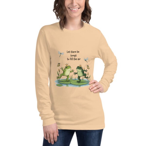 Froggy Fashion: Unisex Long Sleeve Tee