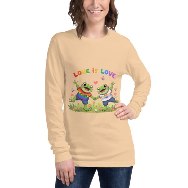 Love is Love: Unisex Long Sleeve Tee - Image 9