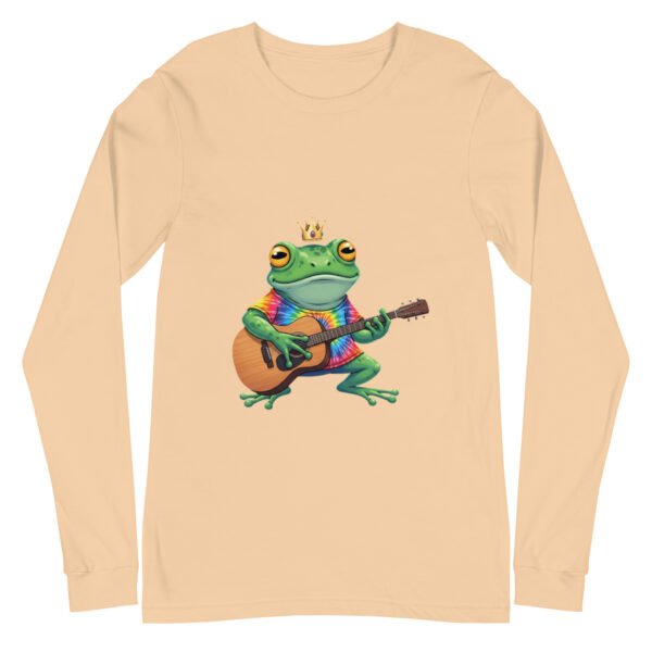 Frog on Guitar: Unisex Long Sleeve Tee - Image 21