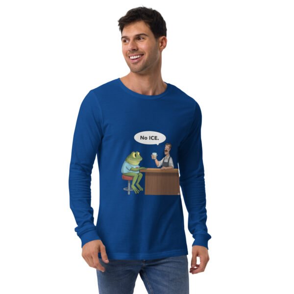No ICE: Unisex Long Sleeve Tee - Image 4