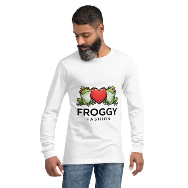 Froggy Fashion: Unisex Long Sleeve Tee - Image 12