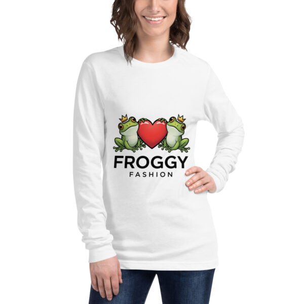 Froggy Fashion: Unisex Long Sleeve Tee - Image 13