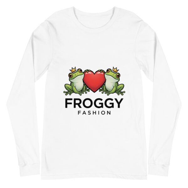 Froggy Fashion: Unisex Long Sleeve Tee - Image 19