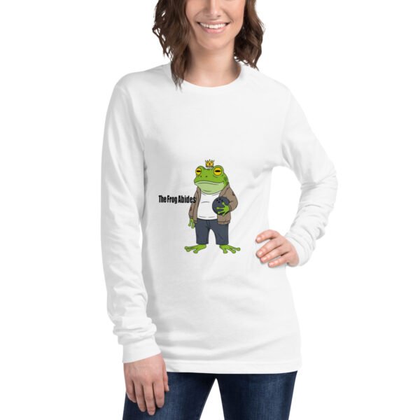 The Frog Abides: Unisex Long Sleeve Tee - Image 11